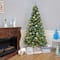 7.5ft. Pre-Lit Crater Pine Artificial Christmas Tree, Warm White LED Lights